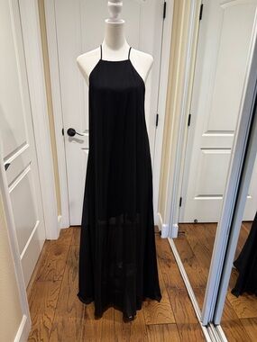 Show Me Your Mumu Black Halter Maxi Dress - Elegant Evening Gown